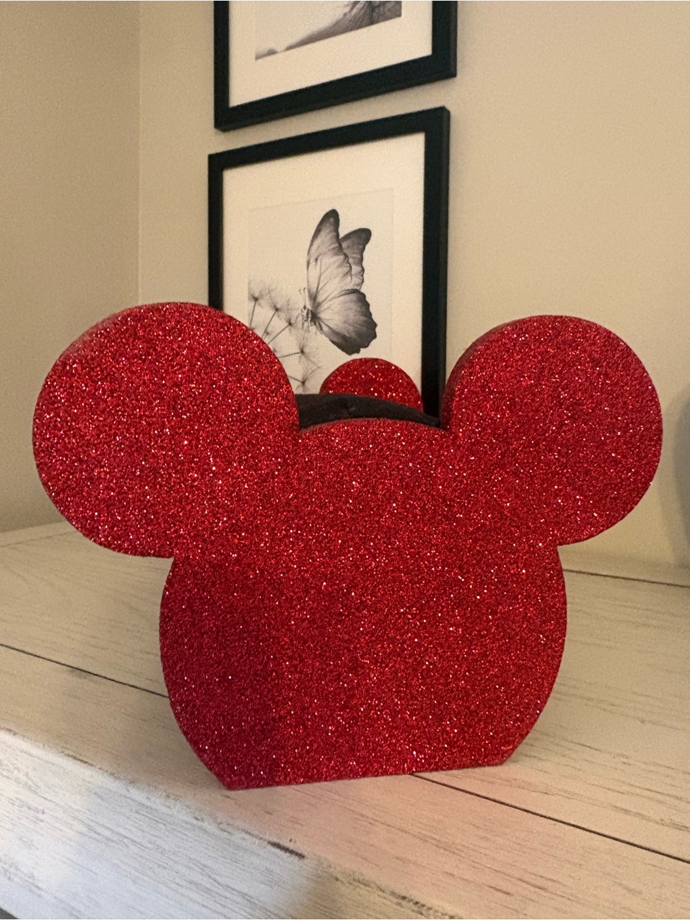 Mickey Mouse Red Ears Headband Display Stand Organizer